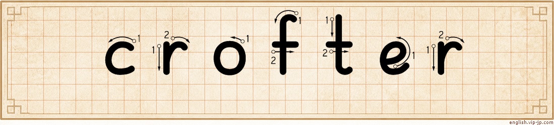 crofter lettering