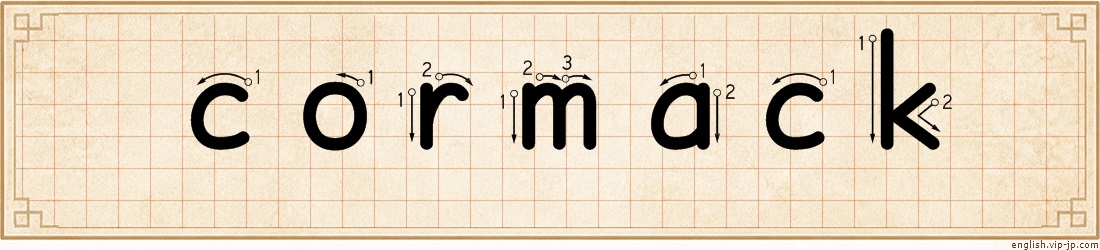 cormack lettering