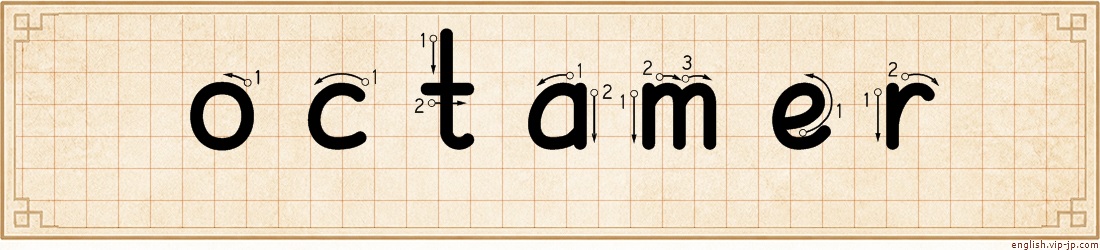 octamer lettering