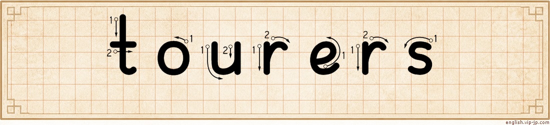 tourers lettering