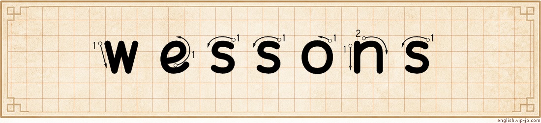 wessons lettering