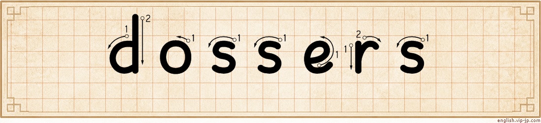 dossers lettering