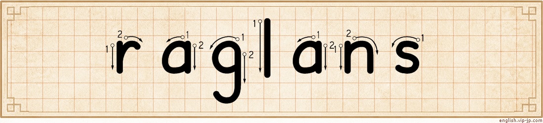 raglans lettering