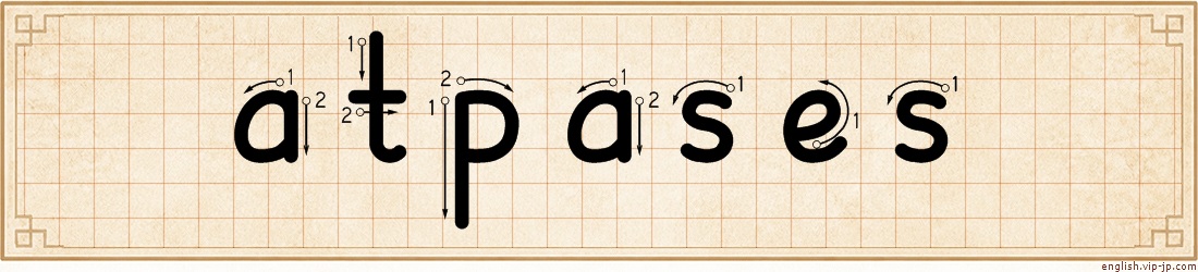 atpases lettering