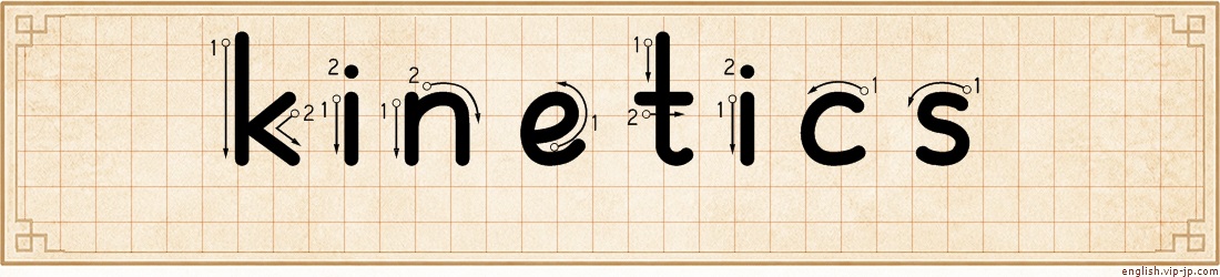 kinetics lettering