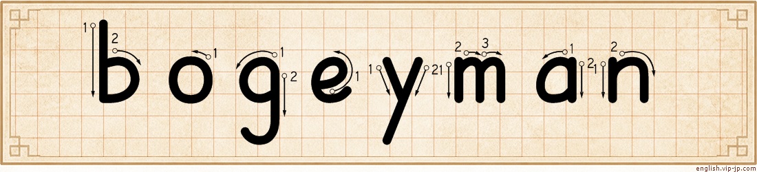 bogeyman lettering