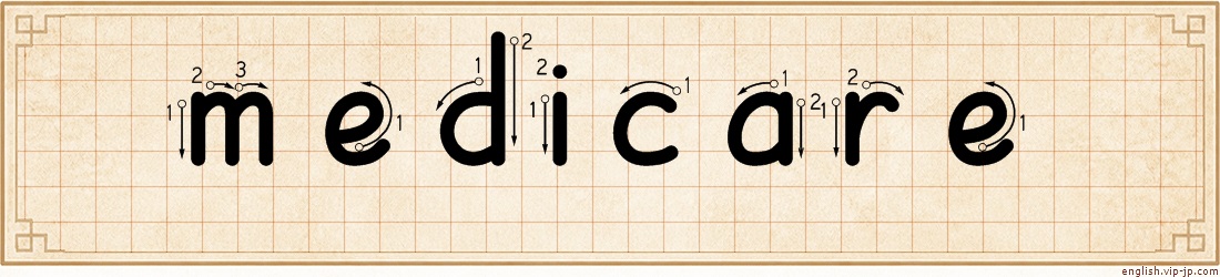 medicare lettering