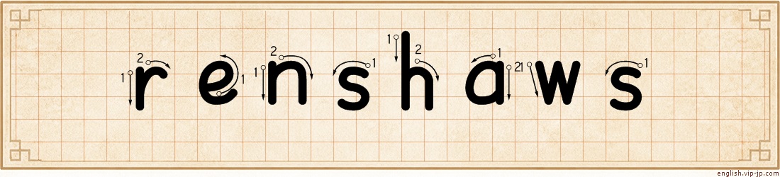 renshaws lettering