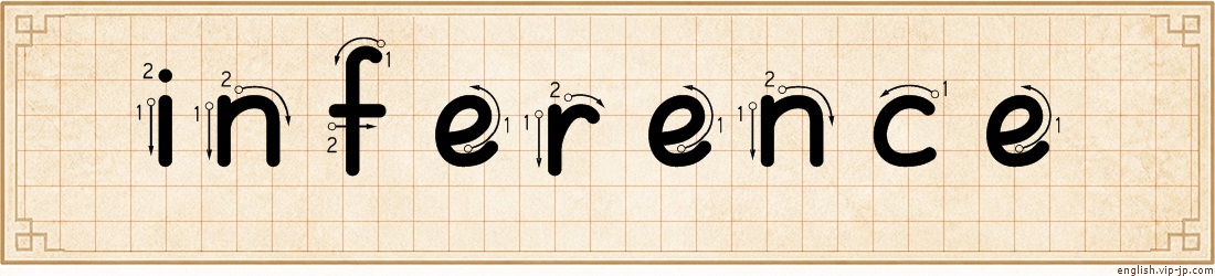inference lettering