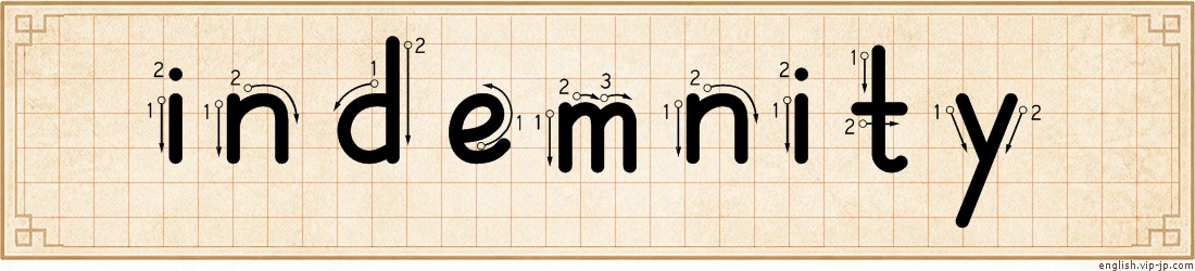 indemnity lettering