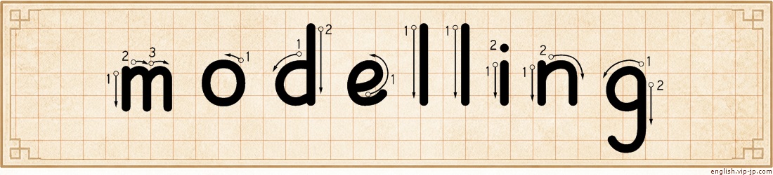 modelling lettering