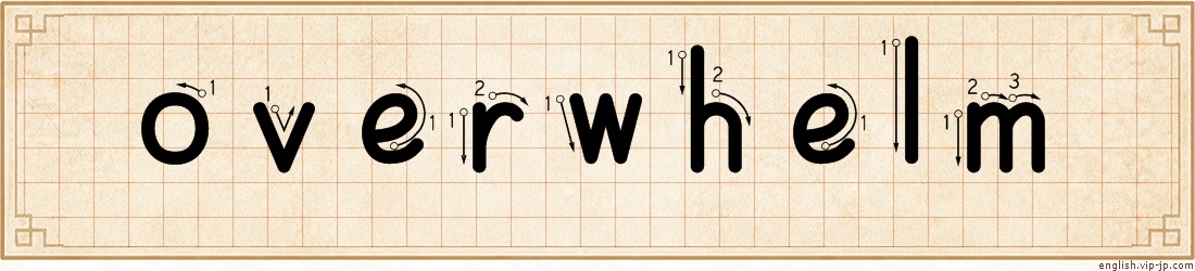 overwhelm lettering