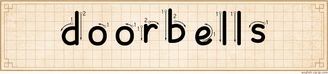 doorbells lettering