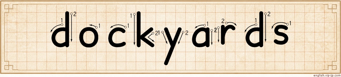 dockyards lettering
