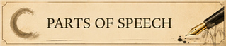 parts of speech